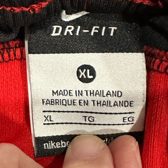 Nike Men’s Extra Large Red White Swoosh Dri-Fit Active Gym Running Short, Sz XL. - Picture 6 of 11